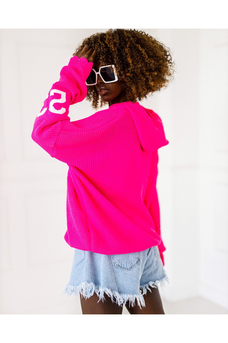 Miss City hooded sweater - black