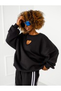 Heart sweater - lime