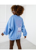 Race sweatshirt - blue