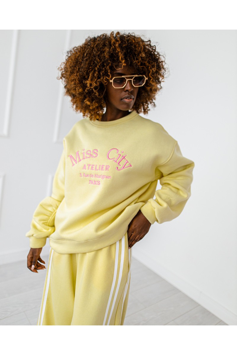 Miss City Atelier Sweatshirt - yellow