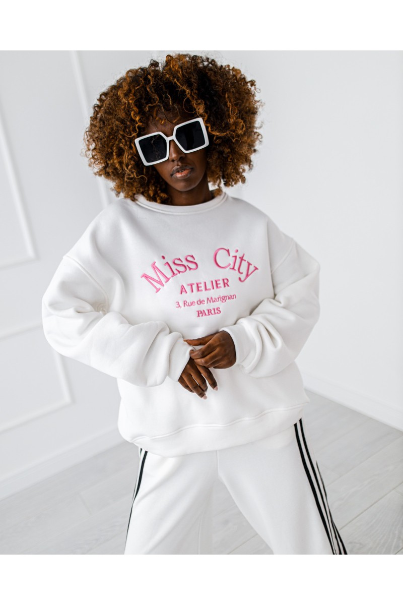Miss City Atelier Sweatshirt - Weiß