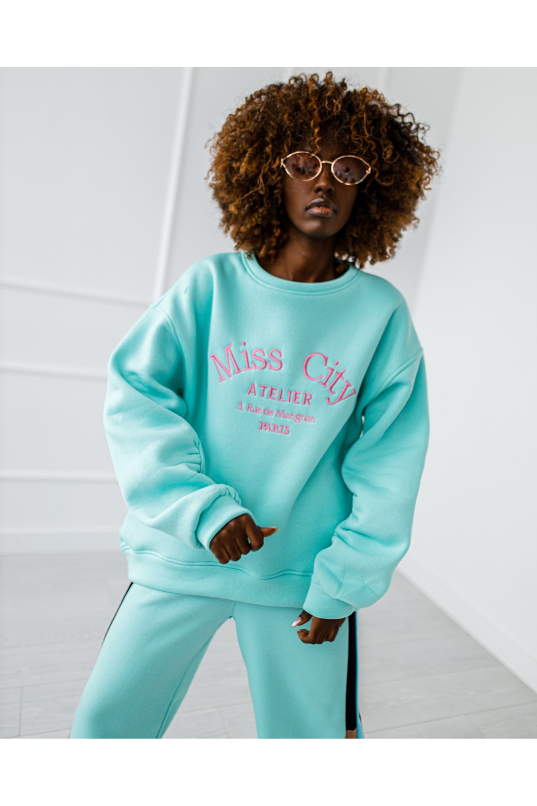 Miss City Atelier Sweatshirt - mint