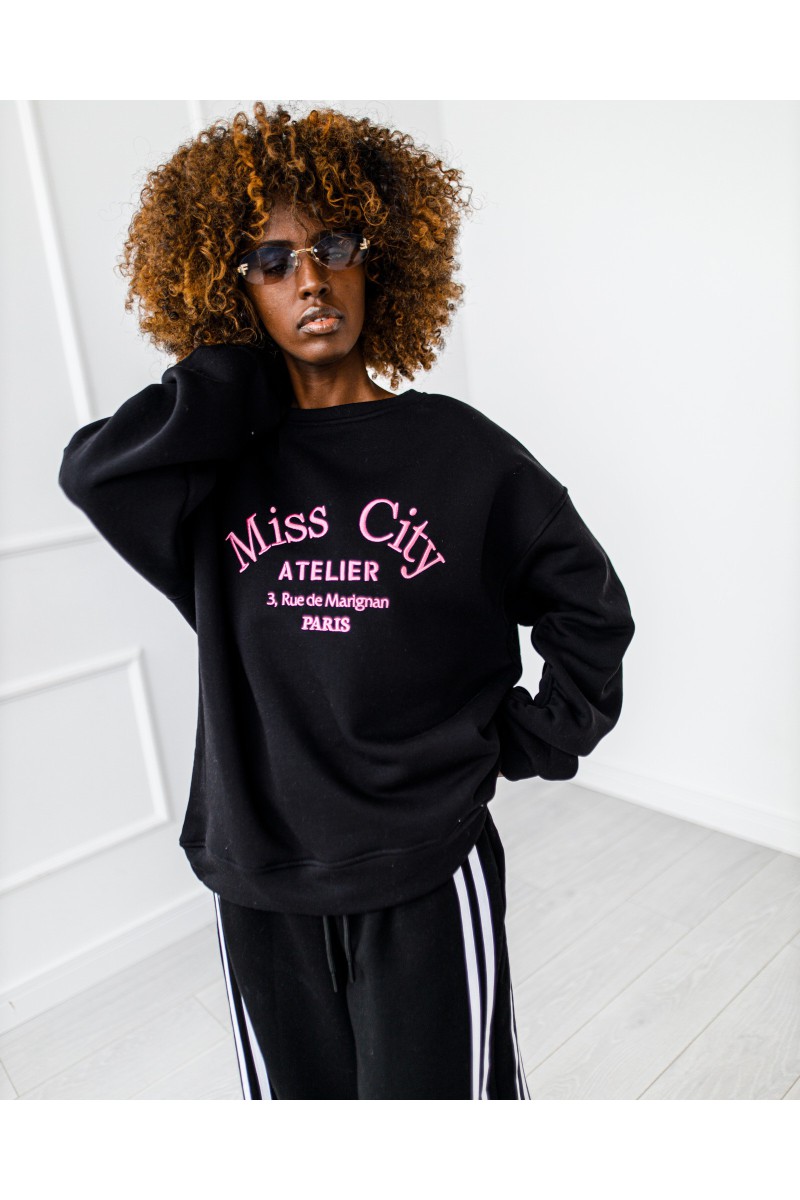 Miss City Atelier Sweatshirt - Schwarz