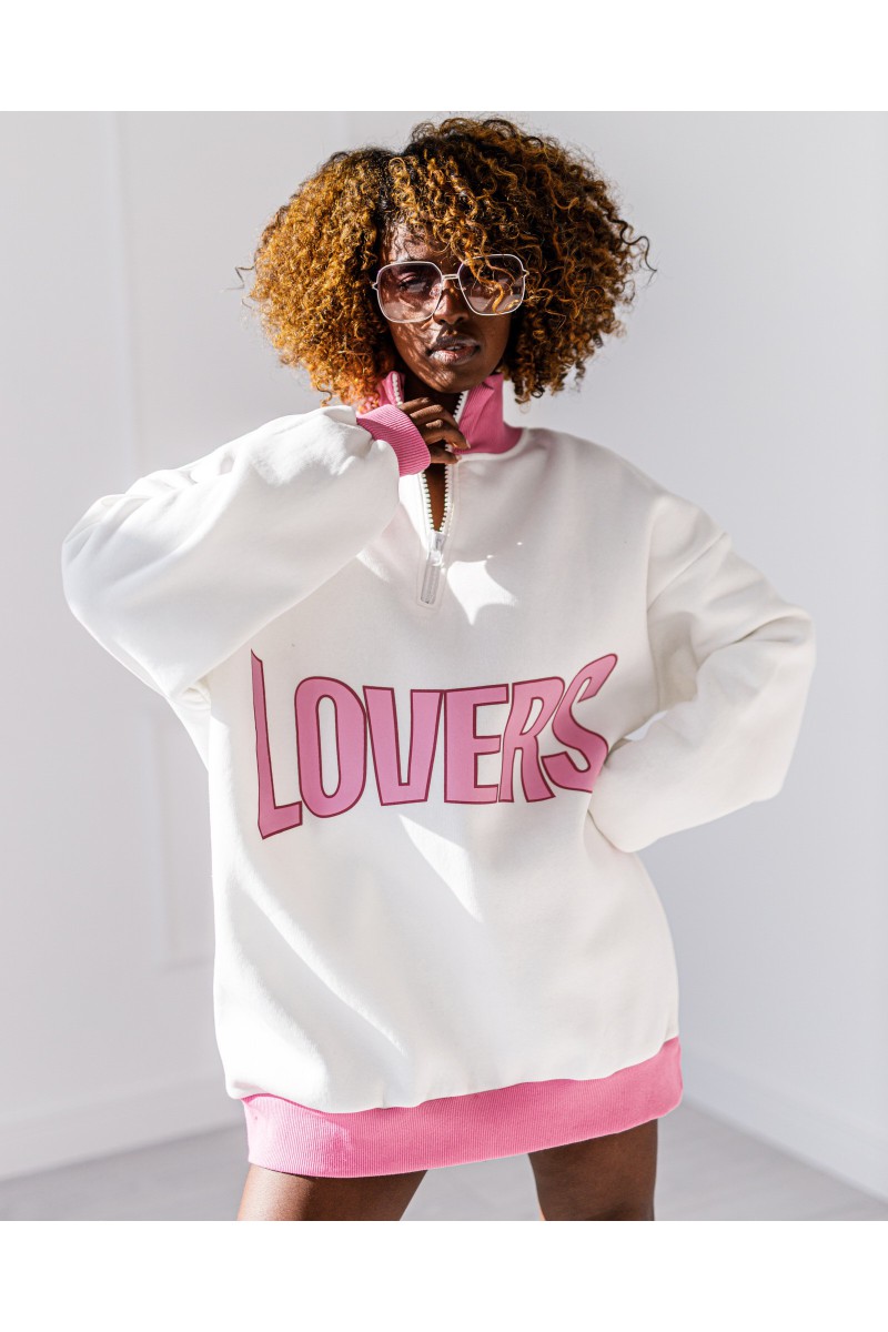 Lovers Sweatshirt - weiß