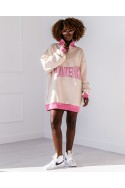 Sweatshirt mit Aufdruck „Lovers“ - Beige