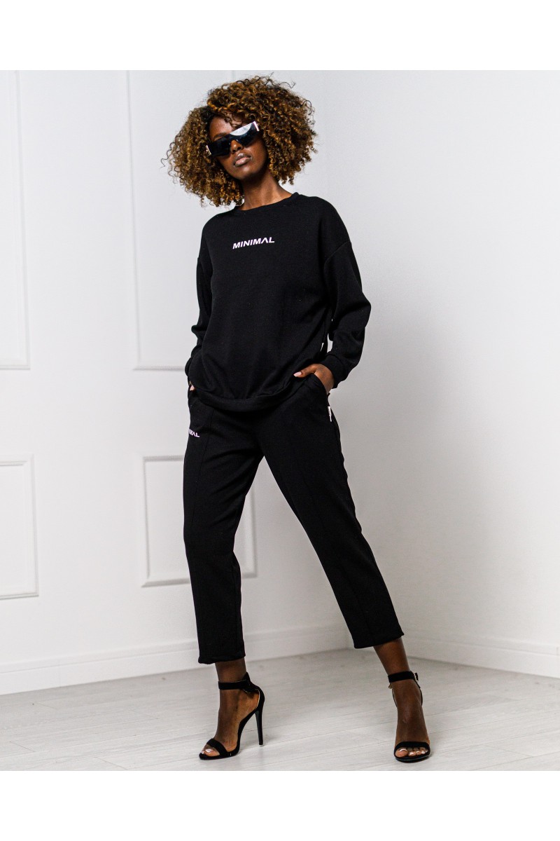 Минимальный спортивный костюм - черный
