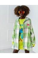 Lei check jacket - green