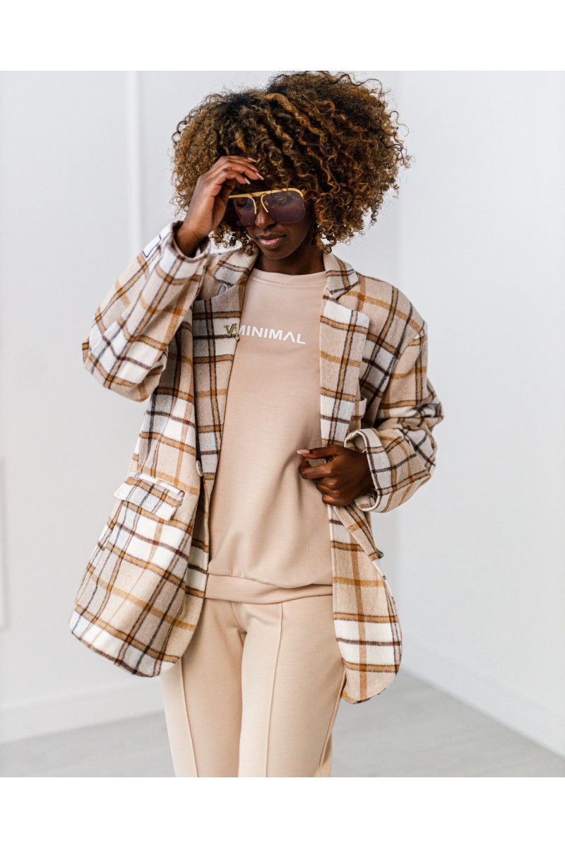 Stella-Karojacke – beige