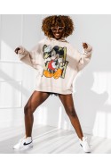 Kapuzenpullover Mickey – beige