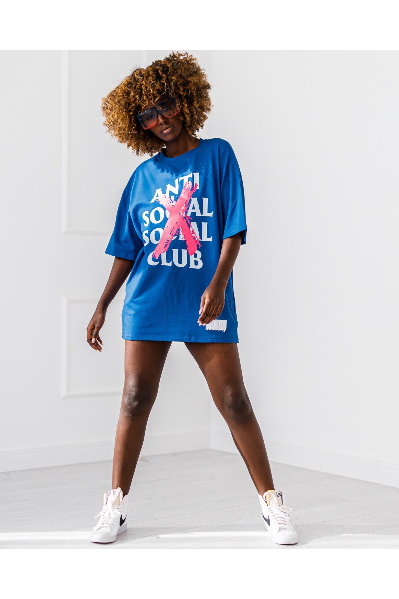Antisocial T-shirt - blue