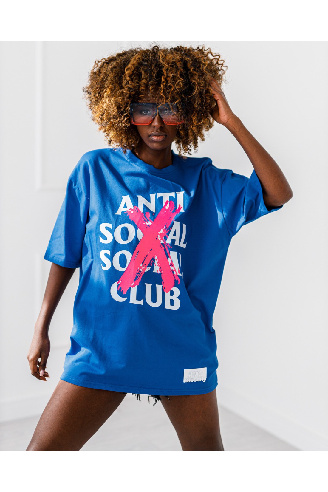 Antisocial T-shirt - blue