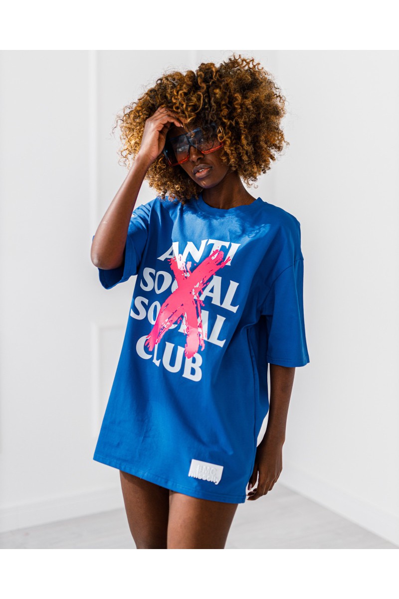 Antisocial T-shirt - blue