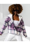 Куртка Glam - фиолетовый и белый