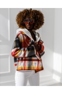 Jacke Glam – schwarz-orange