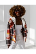 Glam jacket - black and orange