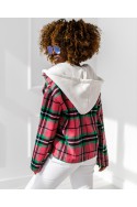 Glam jacket - pink - green