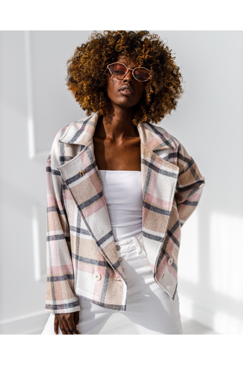 Glam jacket - beige and black