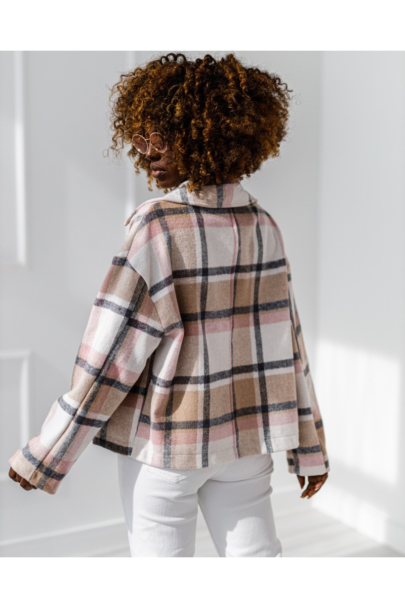 Glam jacket - beige and black