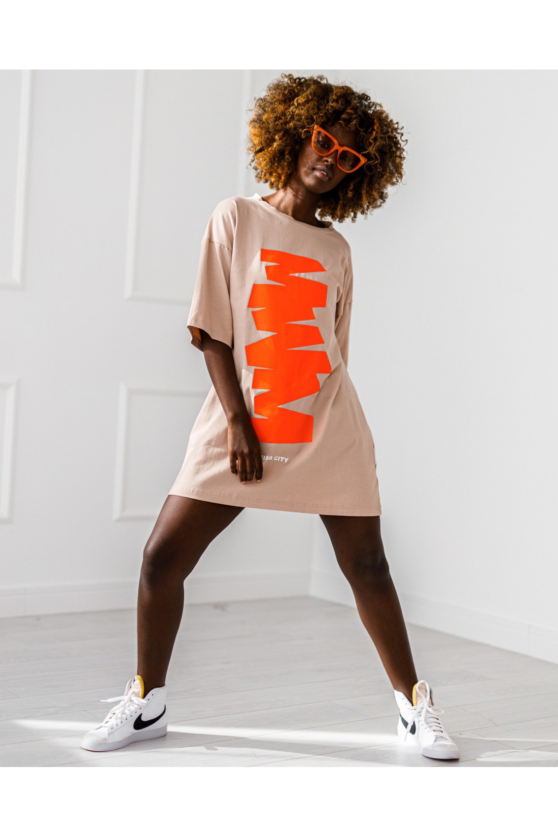 T-Shirt Zig Zag – beige
