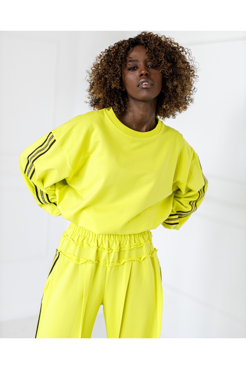 Kama tracksuit - lime green