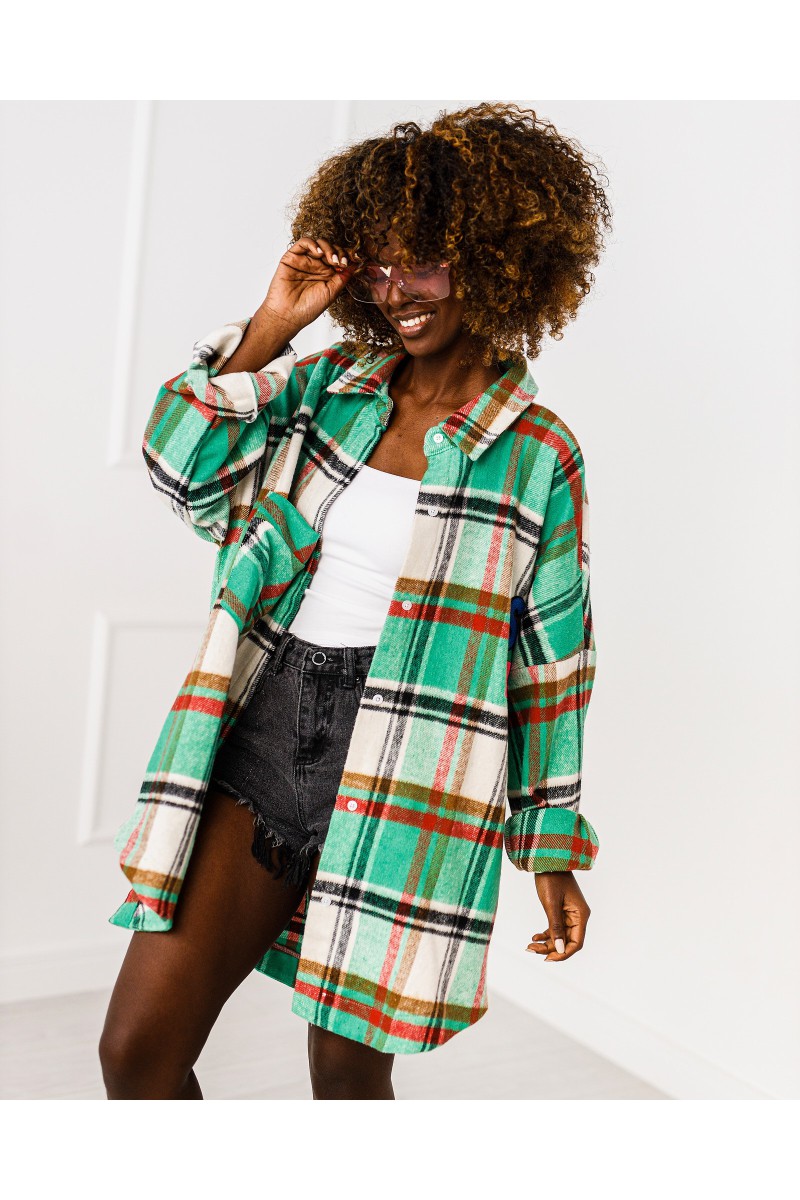 Shirt Texas - green - red