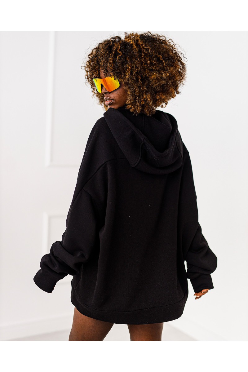 Mikina Smile - čierna