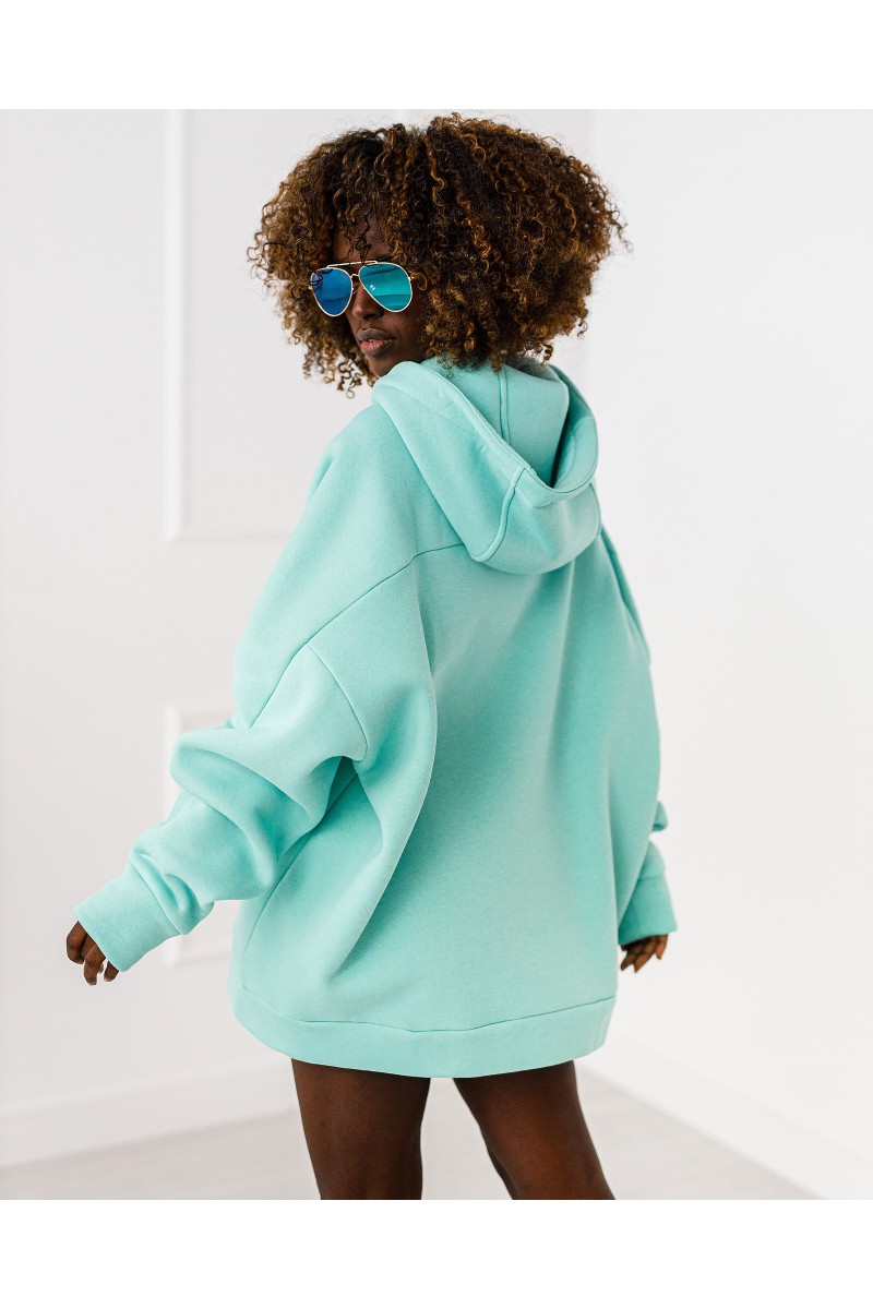 Mikina Smile - mentolová