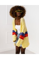 Lola striped cardigan - yellow