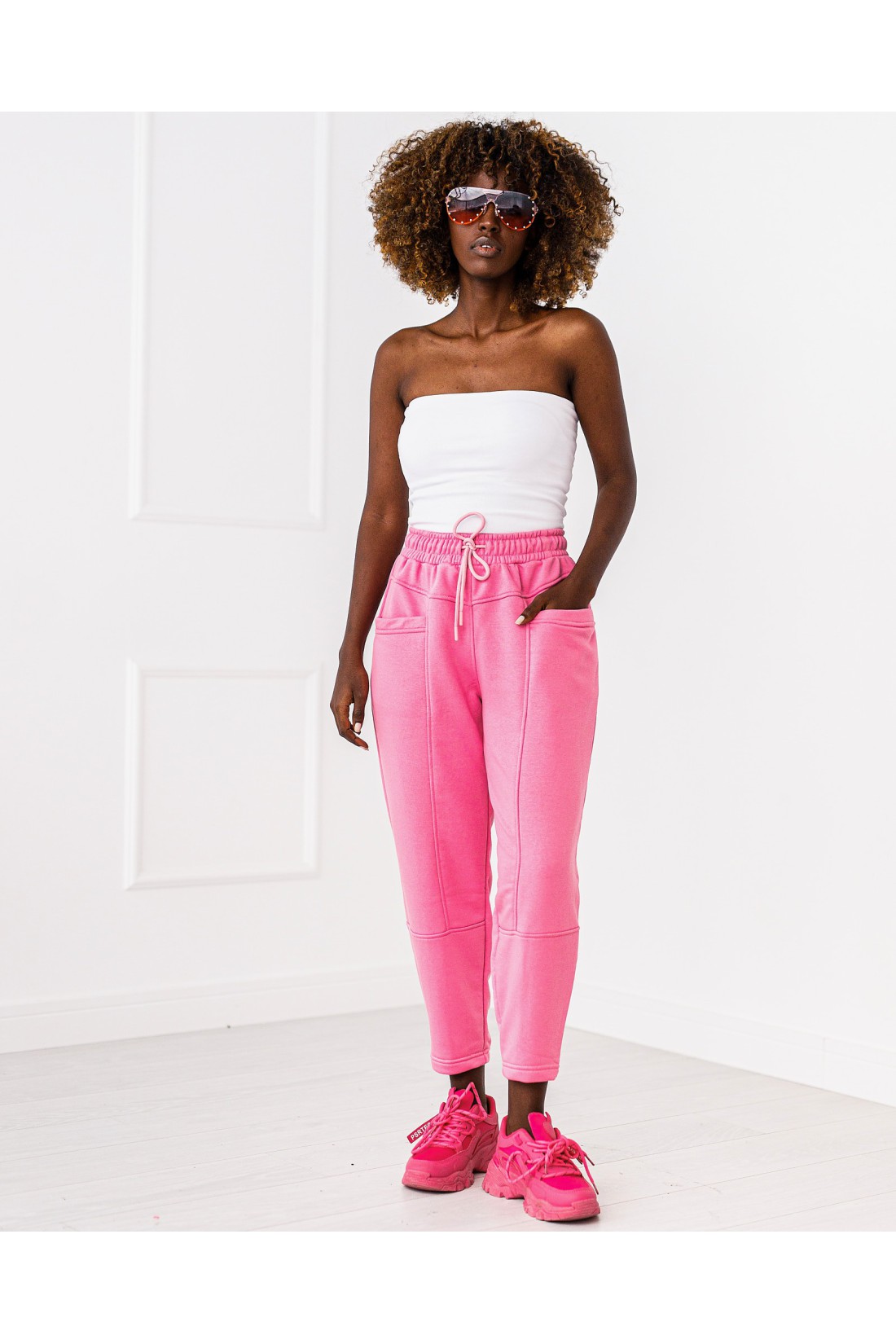 Tracksuit bottoms Gaja - pink