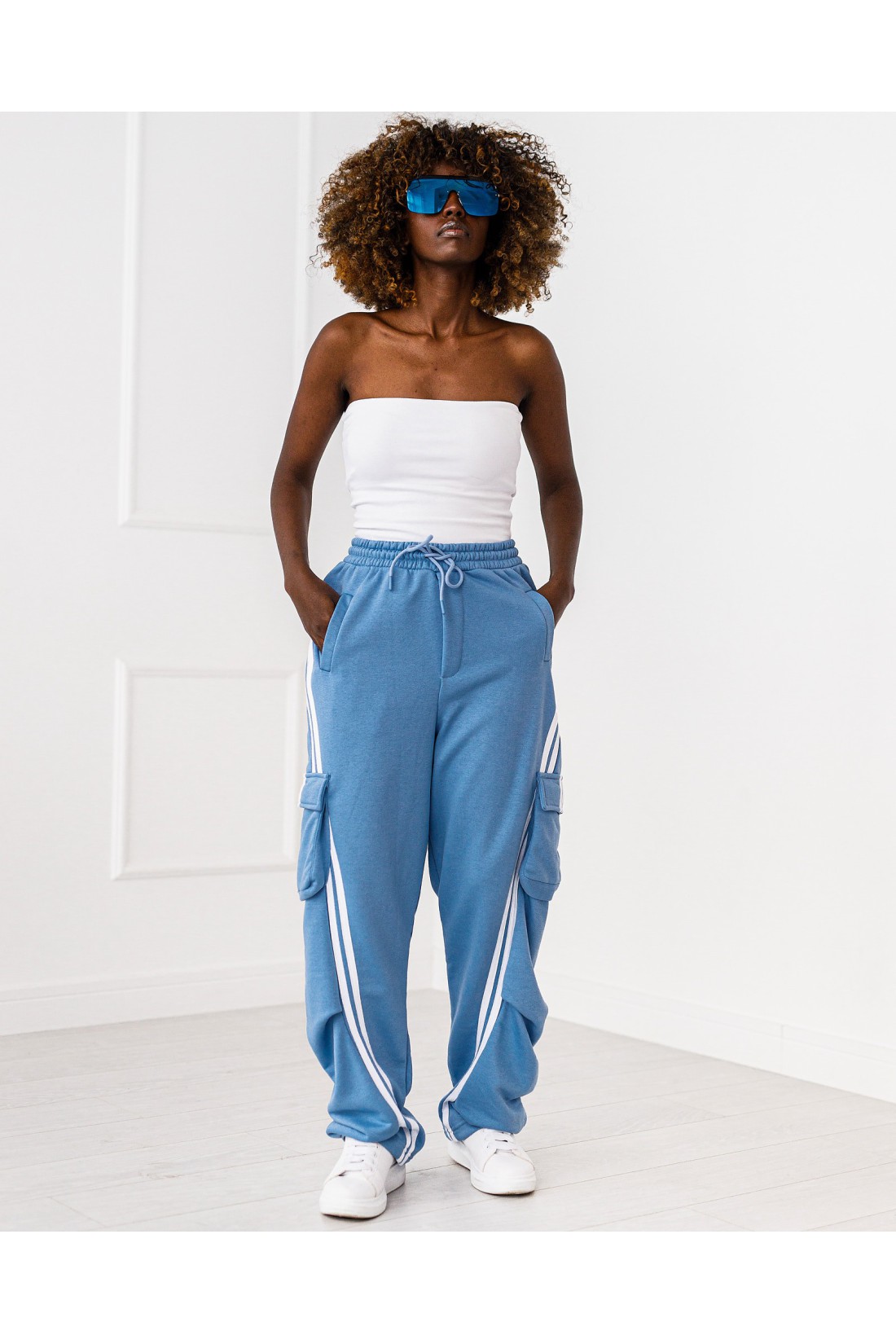 Nohavice Duo - modré