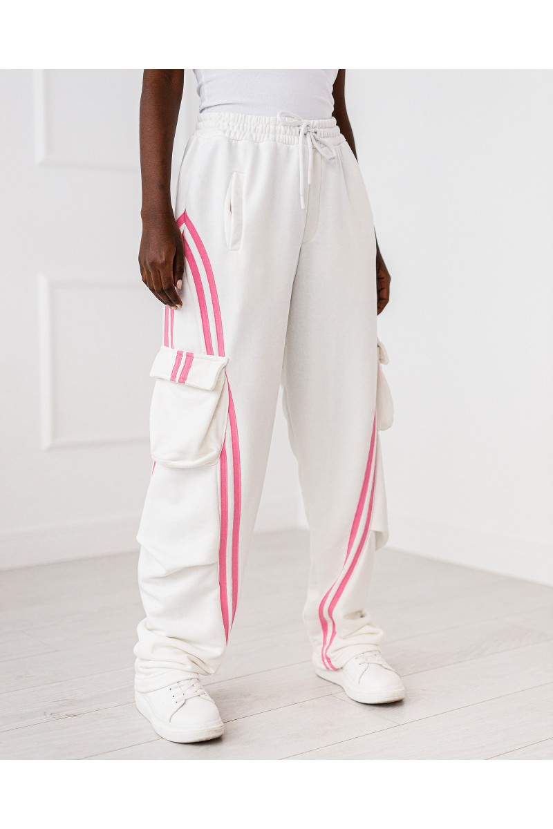 Nohavice Duo - biele