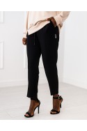 Navy tracksuit - beige and black