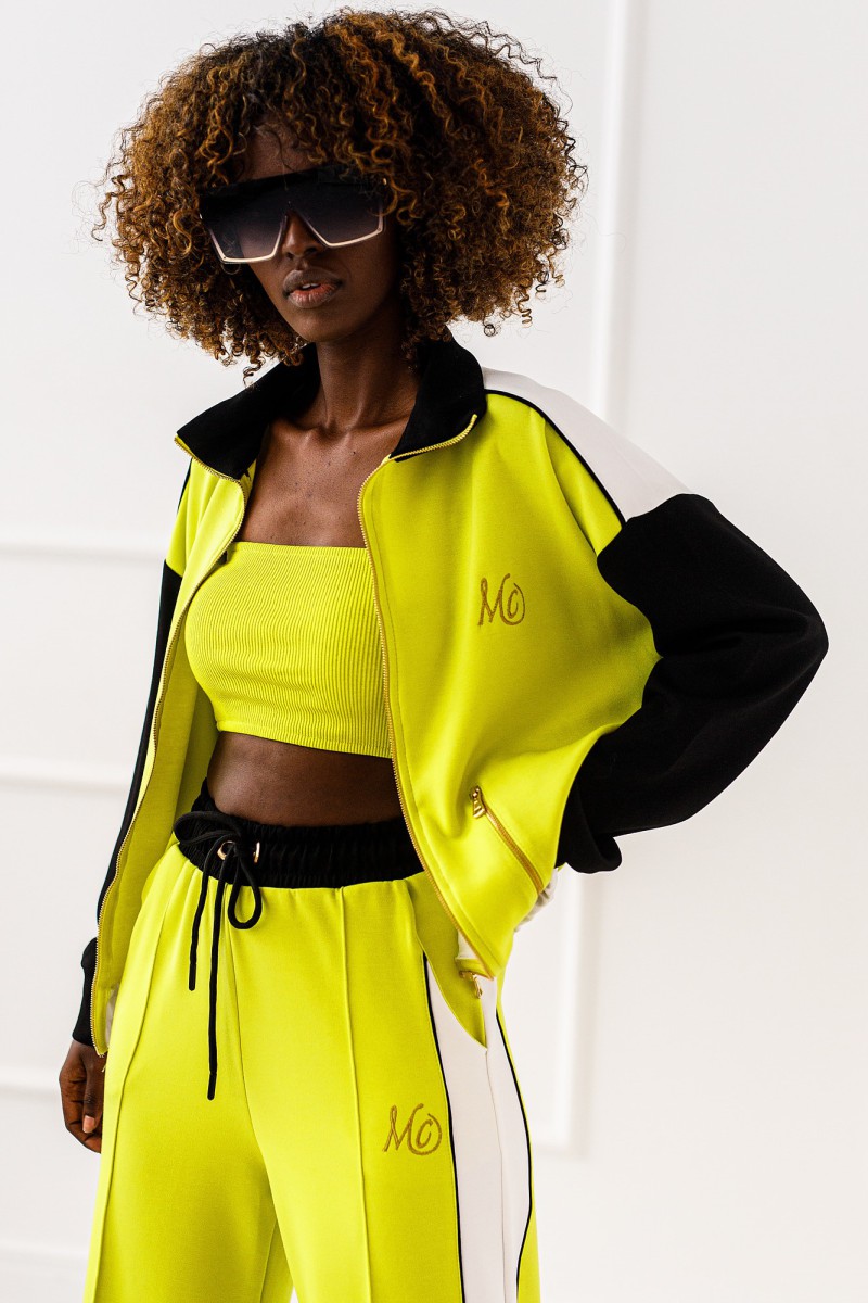 Tepláková súprava Zara - limetkovozelená