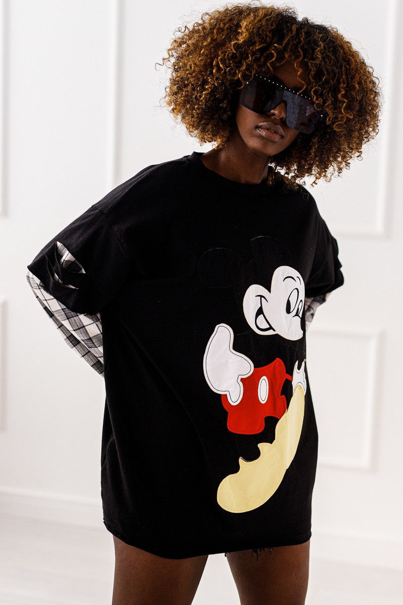 Mickey Blouse - black