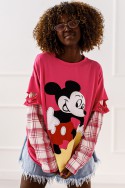 Mickey-Bluse – rosa