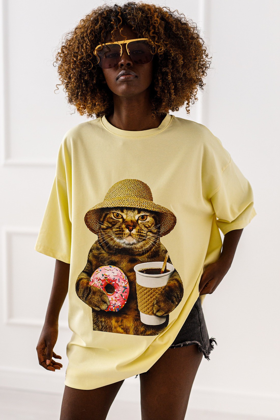 T- shirt Molly - yellow
