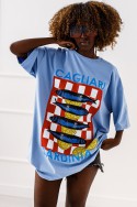 T- shirt  Sardinia - niebieski