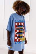 T- shirt  Sardinia - niebieski