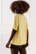 T - shirt hot dog - yellow