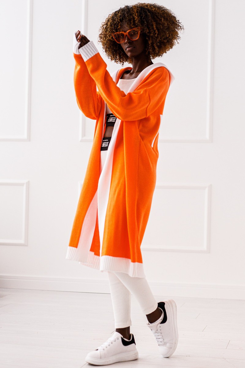 Domi Strickjacke – orange
