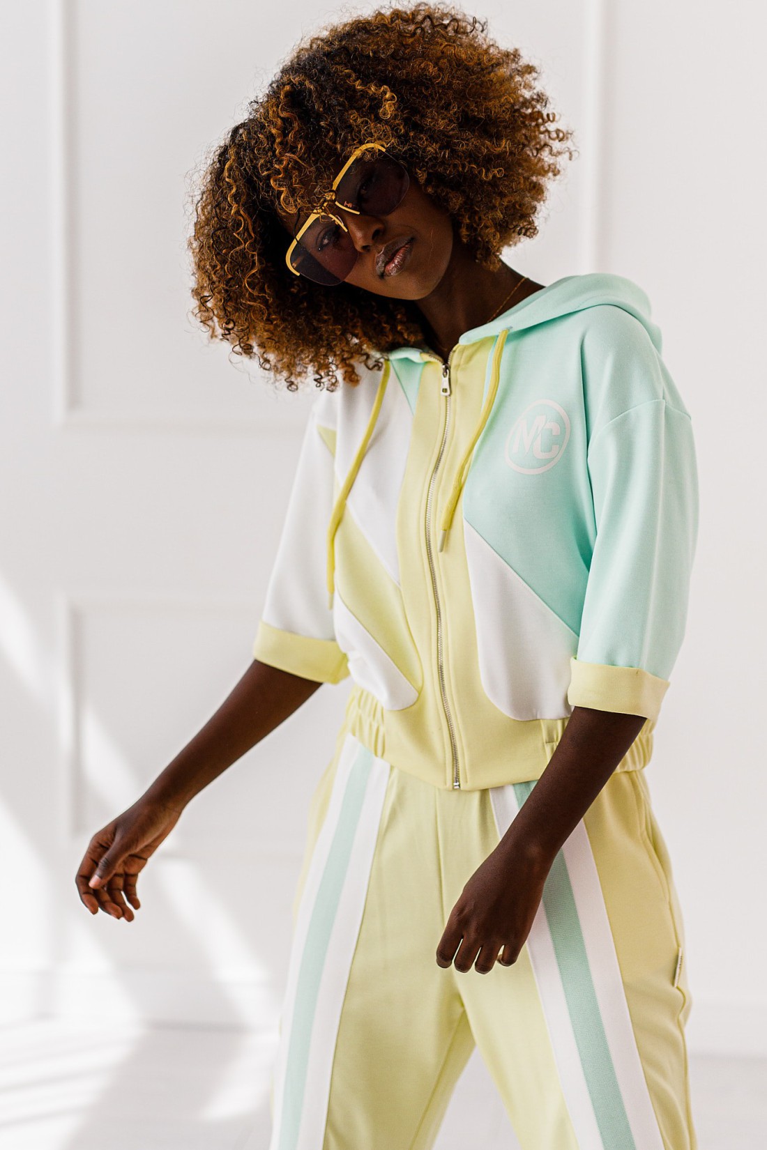 Zoya tracksuit - yellow