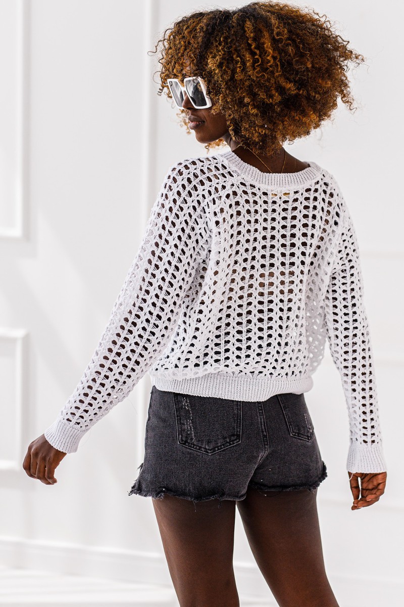 Pullover Flow – weiß