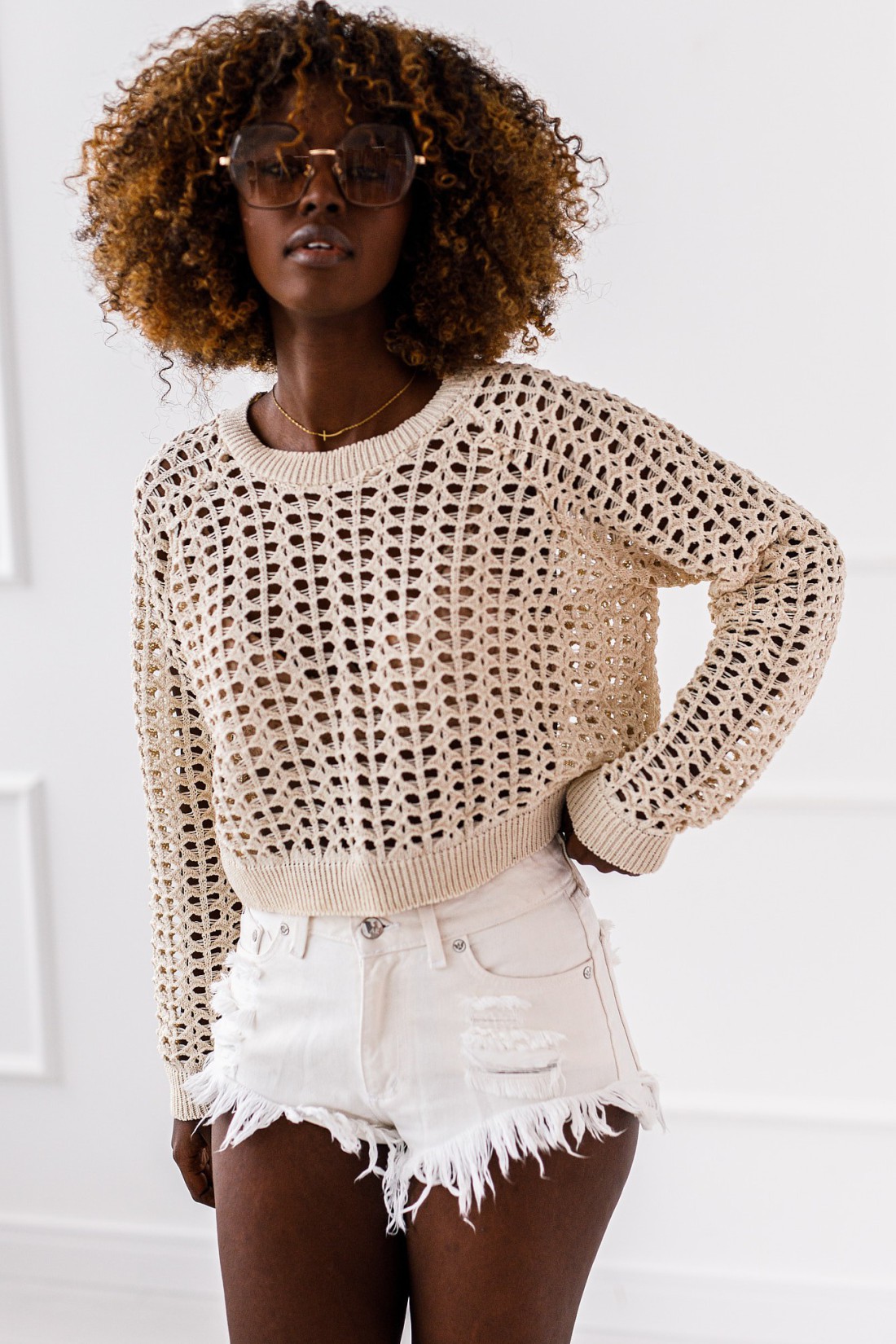 Pullover Flow – warmbeige