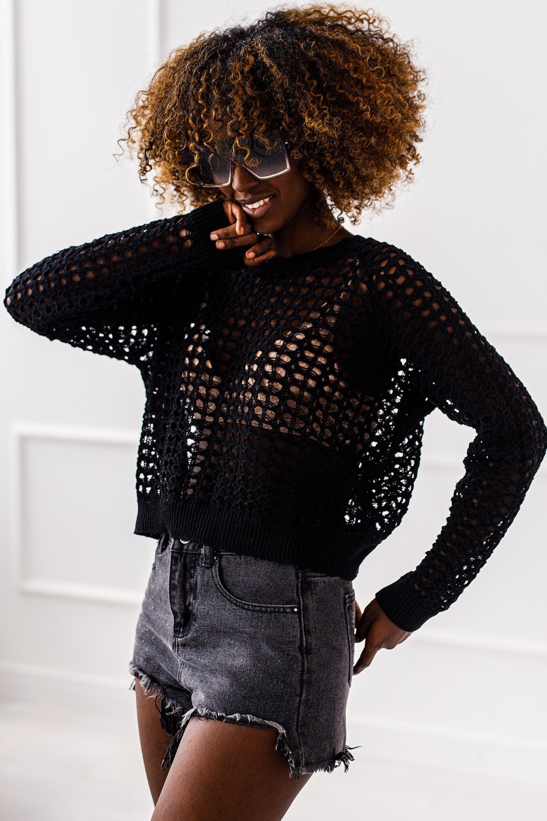 Jumper Flow - black
