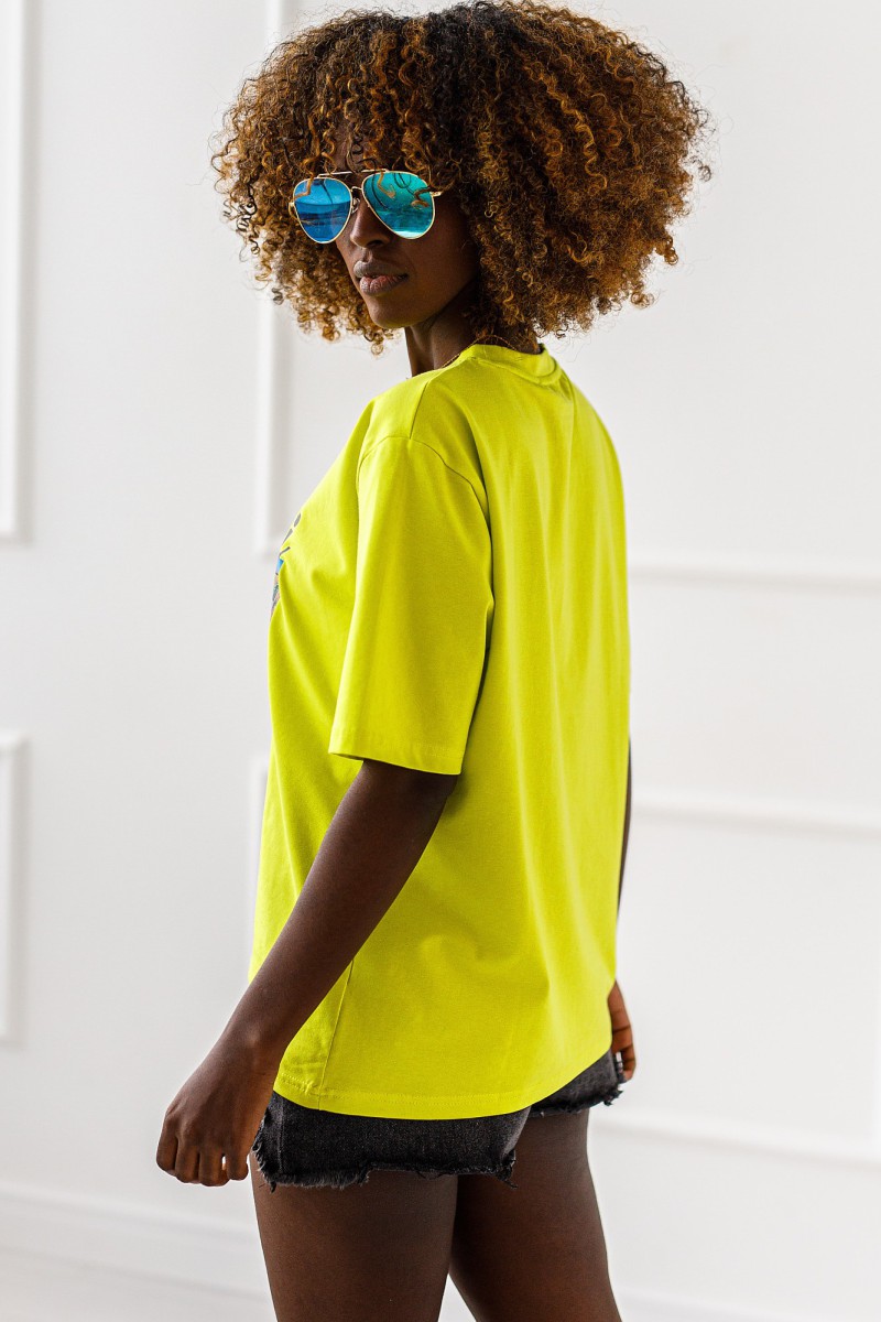 T-shirt Amalfi - lime green