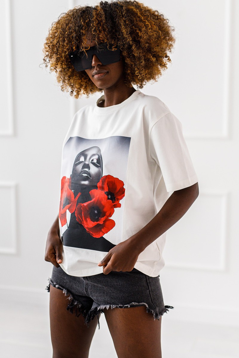 T-Shirt Lui – weiß