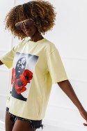 T - shirt Lui - żółty