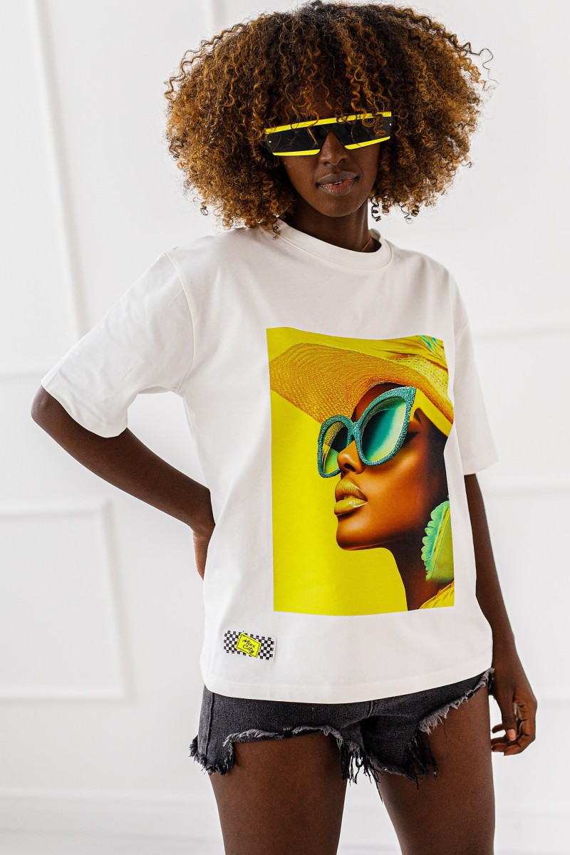 T-Shirt Summer – weiß