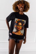 T - shirt Peaches - czarny