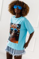 T-shirt bubbles - blue